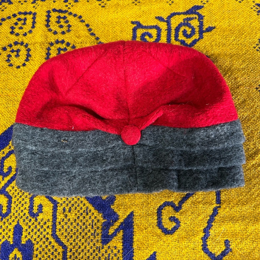 Sheep By the Sea Irish Wool Hat With Button Detail
